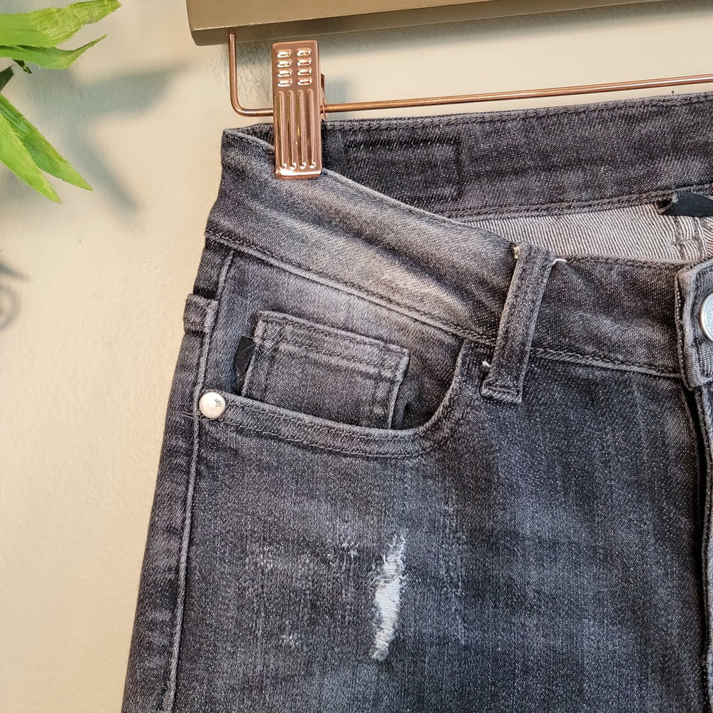 Judy Blue Skinny Fit High RiseDistressed Jegging Frayed Jeans 1 - Picture 2 of 12